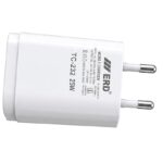 ERD TC-232 25W Mobile Charger, White, Fast Charging Wall Adapter, Input AC 100-240V