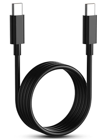 45W USB-C to USB-C Fast Charging Cable (3.3FT), Black – Compatible with Samsung Galaxy S25/S24/S23/S22/S21 Series