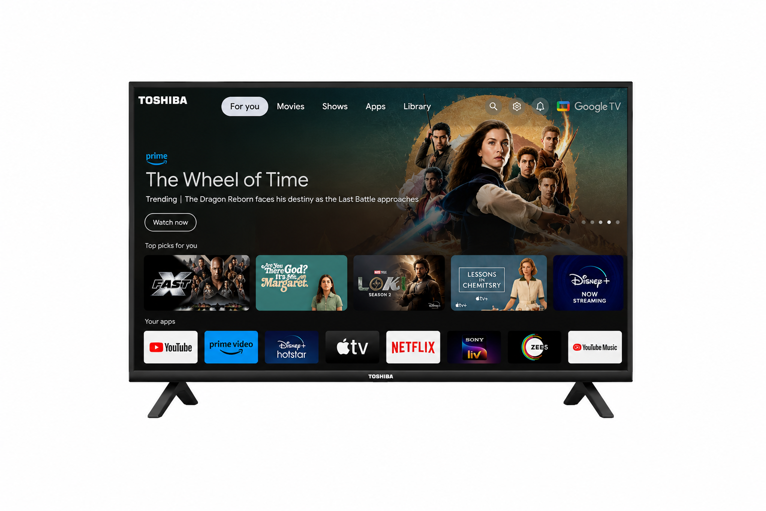 Toshiba 80 cm (32 inches) E36RP Series HD Ready Smart QLED Google TV 32E36RP