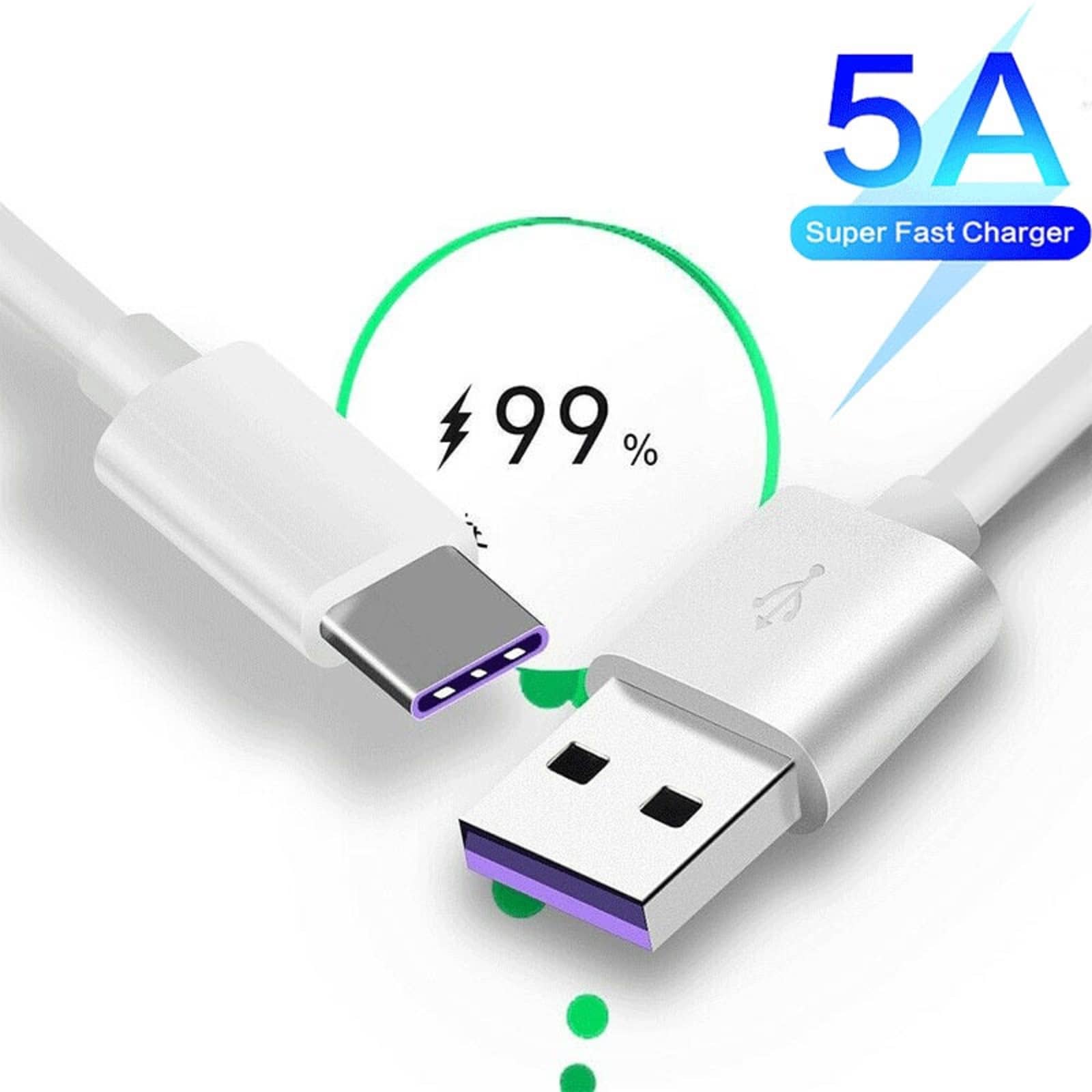 UniBoss Original Fast USB Type C Data Sync Fast Charging Cable, Warp Charger SuperVooc/Dash Fast Charge Cable